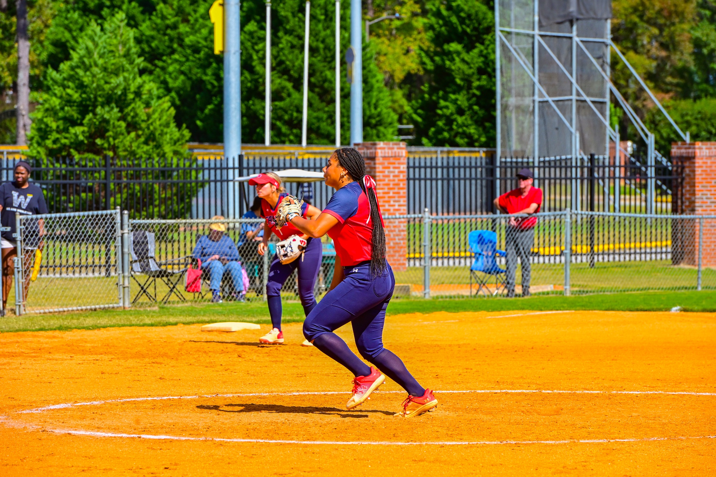 Reece Pickett pitching