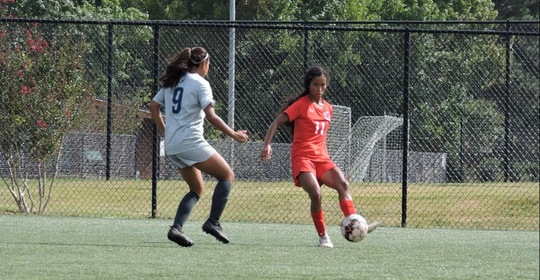 Women's Soccer scores 9 in win