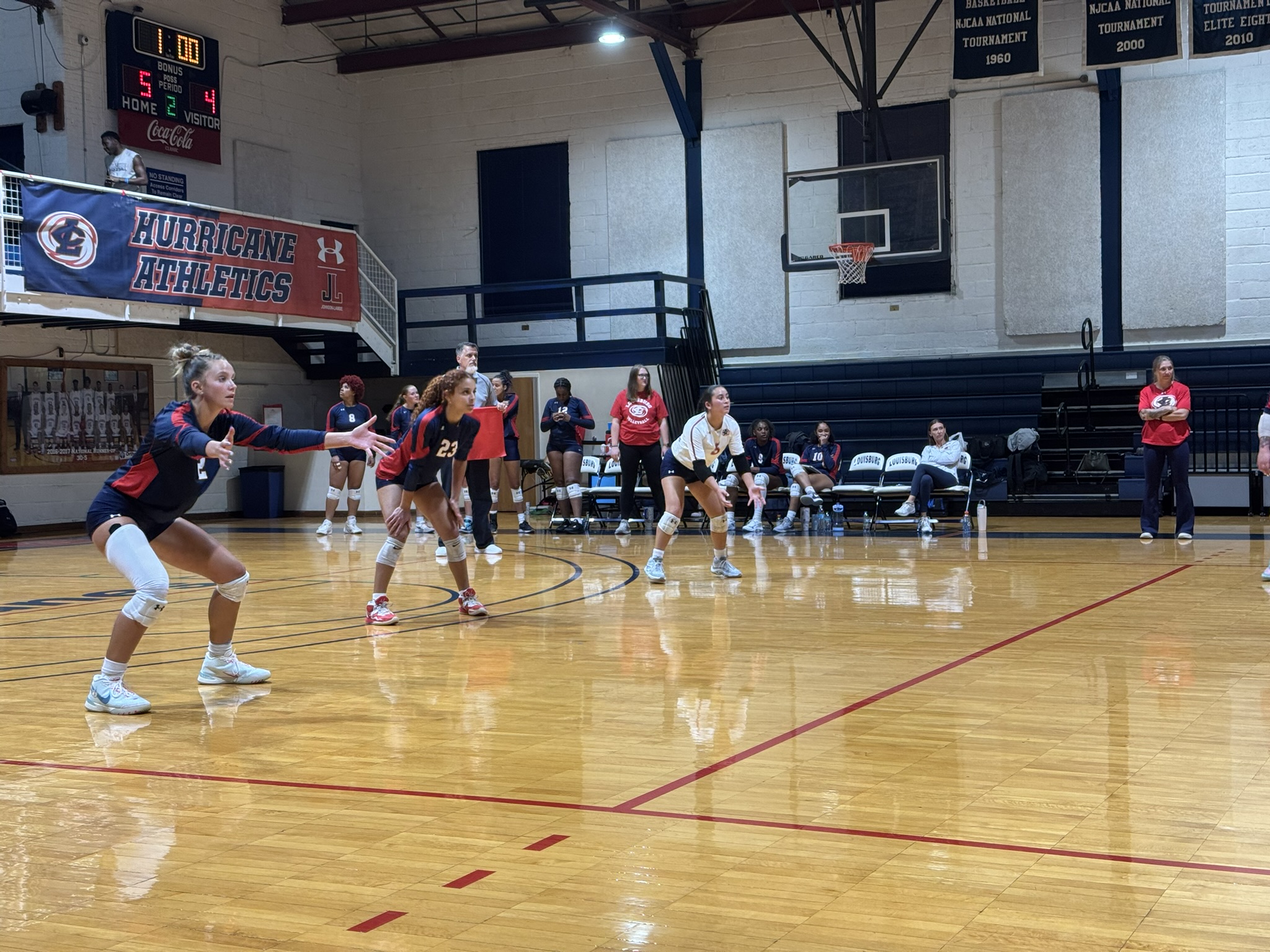 Hurricanes Over Lenoir CC in Four Sets